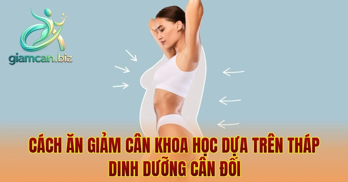Cách ăn giảm cân khoa học dựa trên tháp dinh dưỡng cân đối
