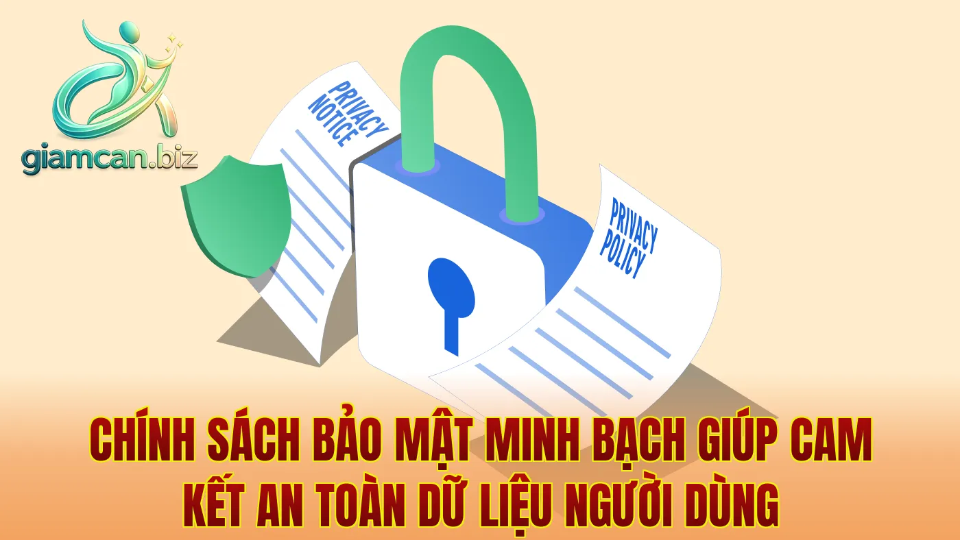 Chính sách bảo mật minh bạch giúp cam kết an toàn dữ liệu người dùng