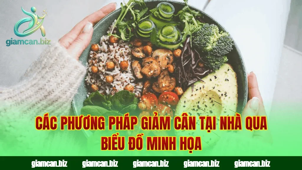 Các phương pháp giảm cân tại nhà qua biểu đồ minh họa