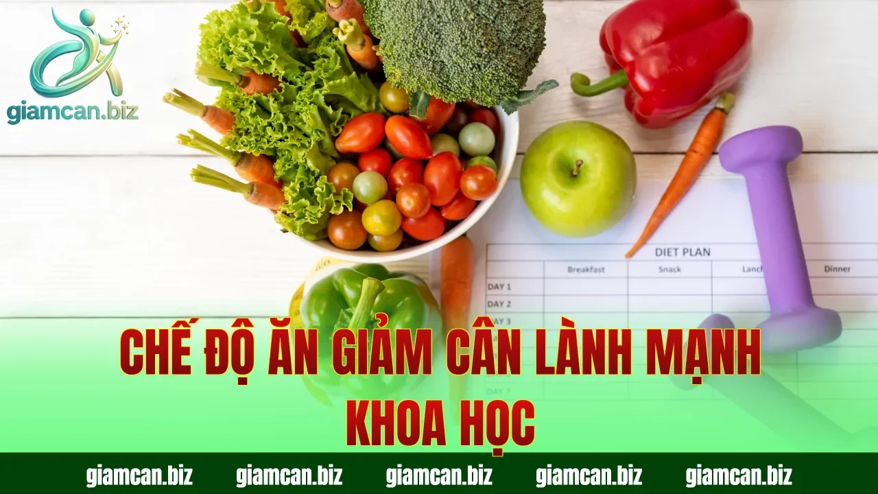 Chế độ ăn giảm cân lành mạnh khoa học