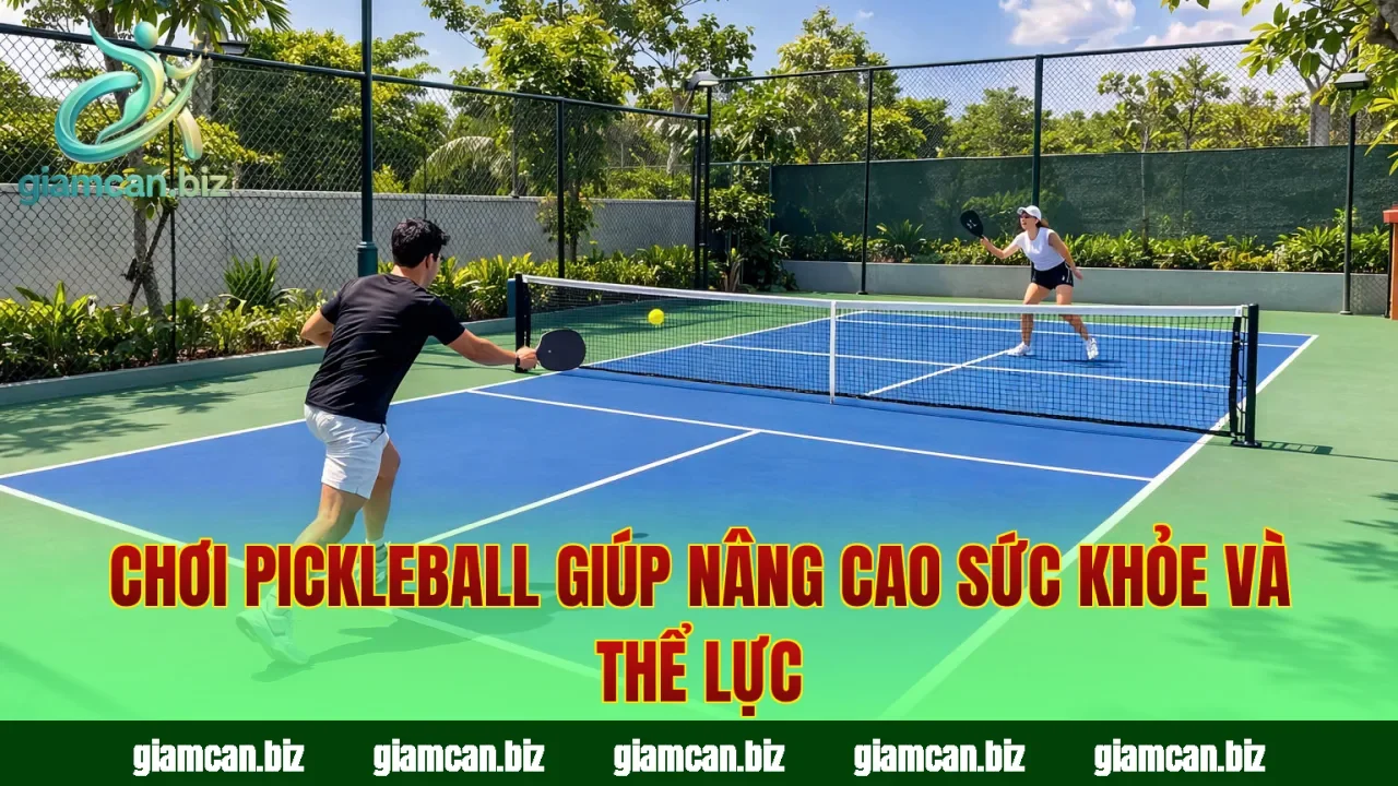 Chơi pickleball giúp nâng cao sức khỏe và thể lực