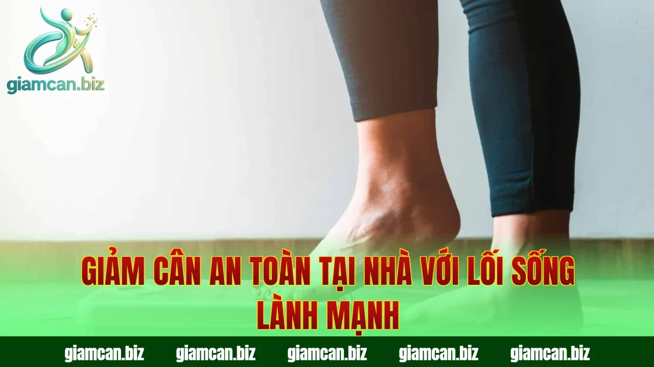 Giảm cân an toàn tại nhà với lối sống lành mạnh