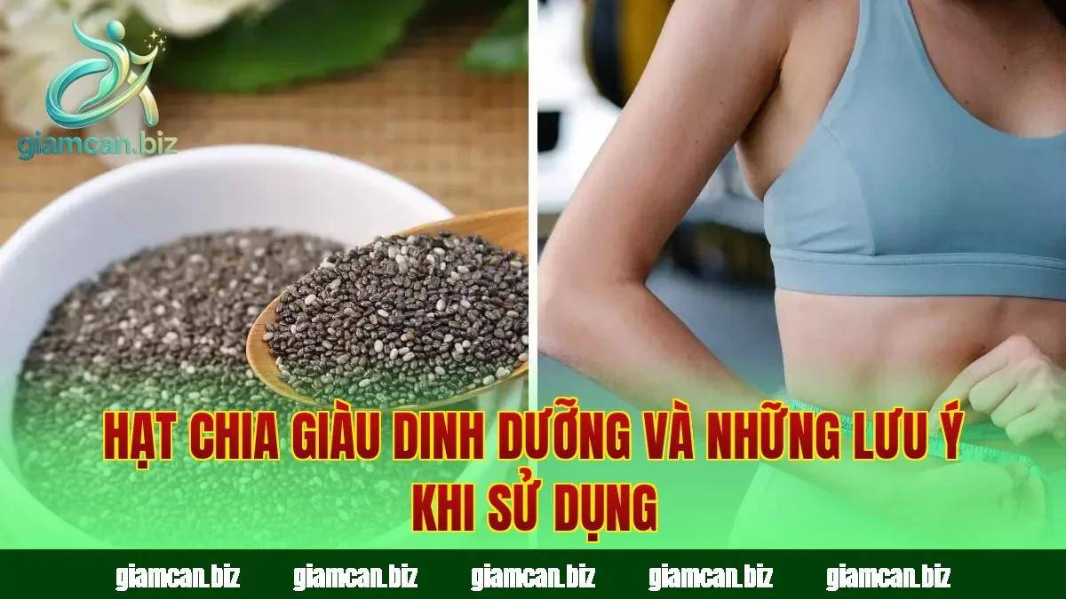 Hạt chia giàu dinh dưỡng và những lưu ý khi sử dụng