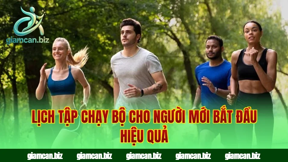 Lịch tập chạy bộ cho người mới bắt đầu hiệu quả