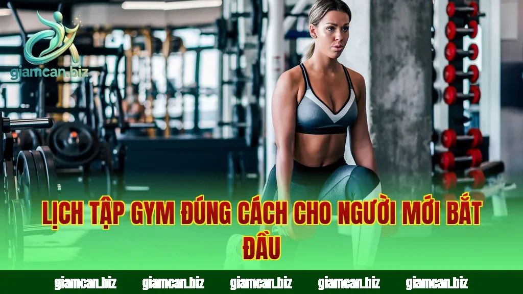 Lịch tập gym đúng cách cho người mới bắt đầu