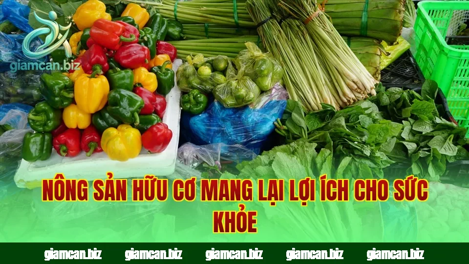 Nông sản hữu cơ mang lại lợi ích cho sức khỏe