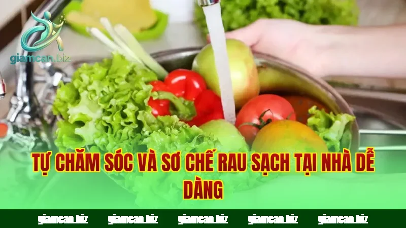 Tự chăm sóc và sơ chế rau sạch tại nhà dễ dàng