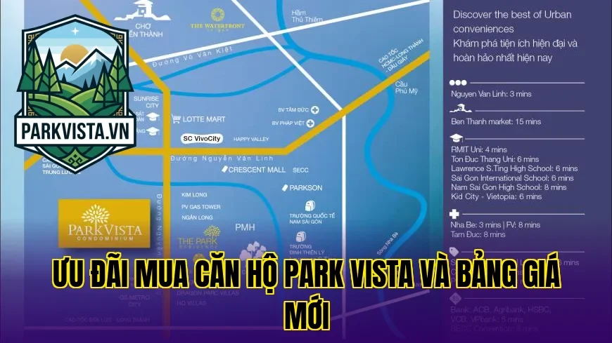 Ưu đãi mua căn hộ Park Vista và bảng giá mới